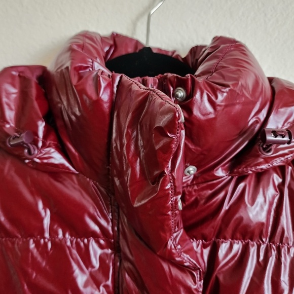 a new day Women's Burgundy Puffer Coat - Picture 8 of 10
